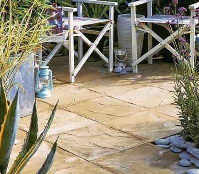 GARDEN LANDSCAPING paving slabs