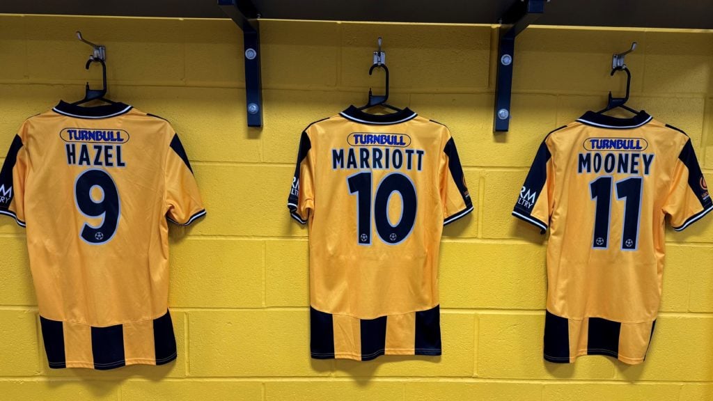 Boston United FC matchday home shirts