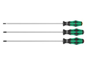 Wera Kraftform Long Screwdriver Set 300mm 3 Piece