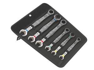 Wera Joker Ratcheting Combination/Open Ended Wrenches Set 6 Piece