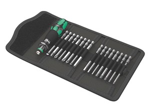 Wera Kraftform Kompakt Screwdriver and Bits Set 17 Piece