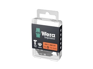 Wera Impaktor 855/1 Pozi bits PZ2x25mm Pack of 10