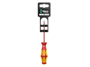 Wera 165i VDE Insulated Screwdriver Pozidriv PZ1x80mm