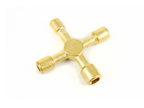 Wyndam Brass Multi Purpose 4 Way Key