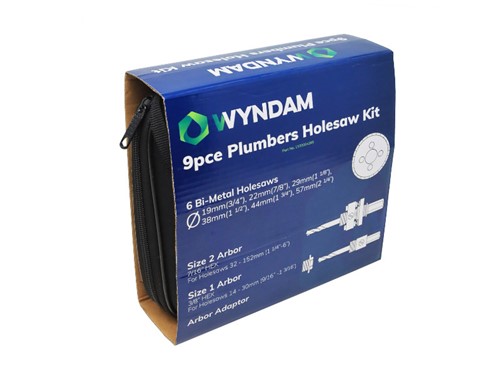 Wyndam 9 Piece Holesaw Kit