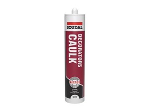 Soudal Decorators Caulk White 290ml