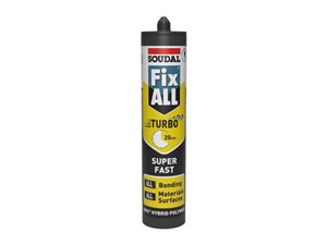 Soudal Fix All Turbo Adhesive and Sealant White 290ml