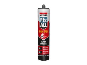 Soudal Fix All High Tack Adhesive & Sealant White 290ml