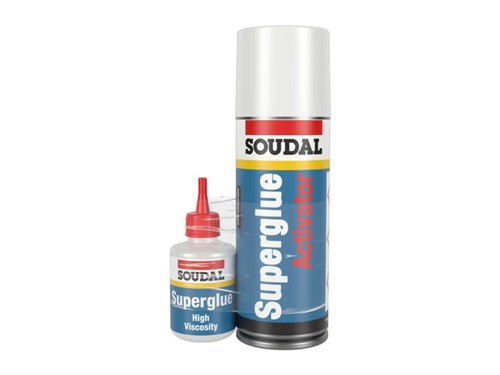 Soudal Mitre Kit 50g Adhesive and 200ml Activator