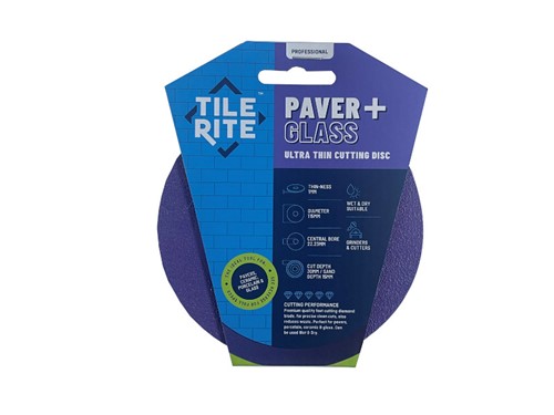 Tile Rite Paver and Glass Ultra Thin Cutting Disc 115mm