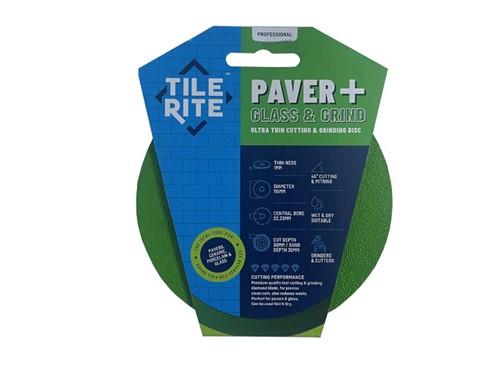 Tile Rite Paver, Glass and Grind Ultra Thin Cutting Disc 115mm