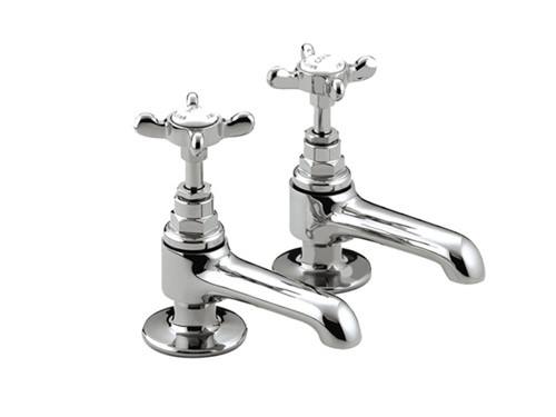 Bristan 1901 Basin Taps Pair Chrome