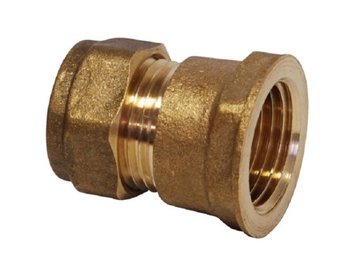 Compression Female Straight Coupling 10mm x 1/4in,Compression Female  Straight Coupling 10mm x 1/4in