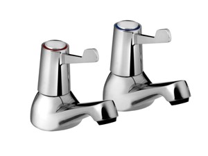 Bristan Basin Taps with 3in Levers 1/2 BSP