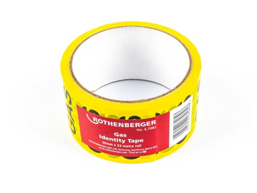 Rothenberger Gas Identity Tape 67082R 33m x 36mm