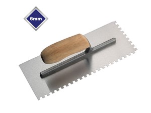 Tile Rite High Carbon Steel Square Notched Trowel 6mm