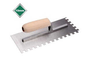 Tile Rite High Carbon Steel Square Notched Trowel 10mm