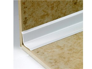 Tile Rite Budget Bath Trim PVC White 22.5x22.5x1800mm