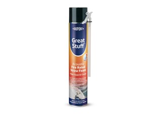 Great Stuff Pro Acoustic Fire Rated Straw Foam 750ml