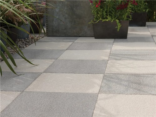 Bradstone Textured Concrete Paving 450x450x32mm Dark Grey