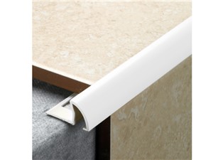 Tile Rite Profile Plus Tile Edging White 12mm 2.44m