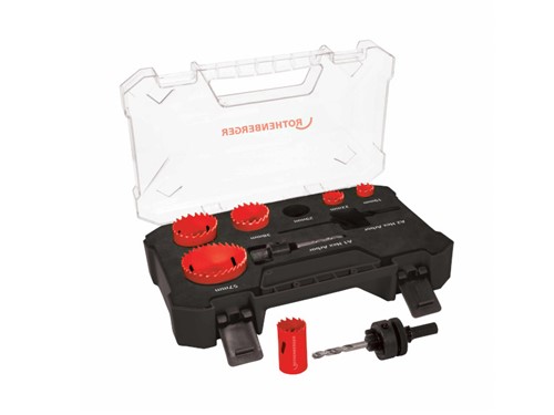 Rothenberger 114202R Plumbers Hole Saw Kit 9pc