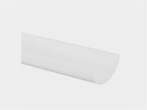 Half Round Guttering 4m Length 112mm - White