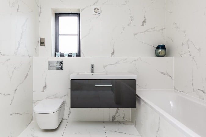 Floor to ceiling marble luxury